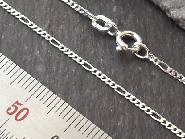 Halskette - 1,5 mm Figarokette in 925er Silber (HK-FI/1,5)