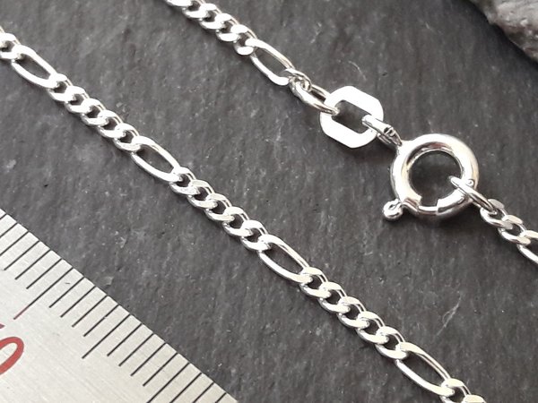 Halskette - 1,9 mm Figarokette in 925er Silber (HK-FI/1,9)